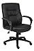 Boss Office Products Mid-Back Executive Leather Chair