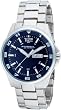 Fossil Herren-Armbanduhr Analog Edelstahl silber Blue Sport AM4145
