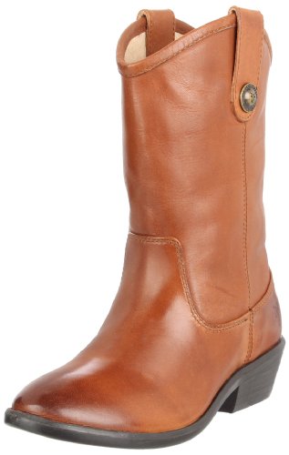 FRYE Melissa Button Boot (Little Kid/Big Kid),Cognac,2 M US Little Kid