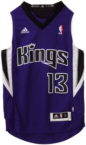 NBA Youth Sacramento Kings Tyreke Evans Swingman Road Jersey - R28E2Hh3 (Purple, Medium)