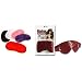 California Exotics / Swedish Erotica Faux Gator Leather Mask and Satin Love Mask Blindfold Eye Masks Four Total Mask Assorted Colors
