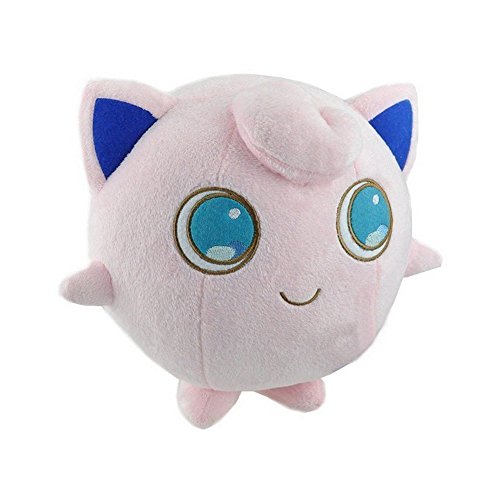 Generic Mega Jigglypuff Plush Toys Stuffed Doll With Badges Pink 6