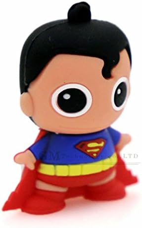 FACWEEK-- The Cute Characters Series USB 2.0 Flash Drive Funny Cartoon Design Gift U Disk (32GB, Big eyes - Super man)