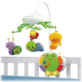 Fisher-Price Friendly Firsts Smart Response Musical Mobile