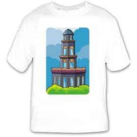 T-shirt with Caribbean, watchtower, tower, Cuba, Cabanas, Havana