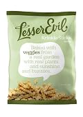 LesserEvil Krinkle Sticks, Veggie, 1.2 oz Bags (Pack of 24)