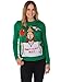 Women's Ugly Christmas Sweater - Happy Birthday Jesus Sweater Green