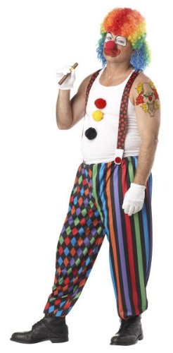 Cranky the Clown Adult Costume Standard One-Size  