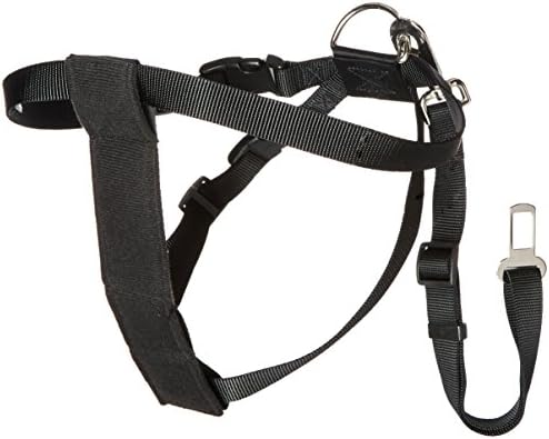 Cruising Companion Nylon Dog Car Harness, Large, Black