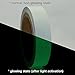 JVCC Glow in the Dark Tape [6 Hour] (GLW): 1 in. x 30 ft. (Luminescent Lime Green)