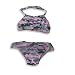 Bathing Babes by Rubbies - Infant Girls Camouflage Bikini Bathing Suit, Pink, Grey (Size 18Months)