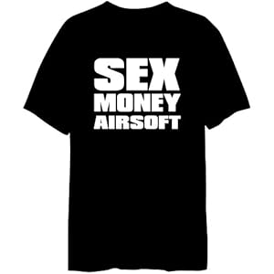 Sex , Money & Airsoft Sport Herren T-Shirt (Schwarz, Größen X-Small - XXX-Large) Sex , Money & Airsoft Sport Herren T-Shirt (Schwarz, Größen X-Small - XXX-Large)