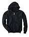 Hanes Comfortblend EcoSmart Full-Zip Kids' Hoodie Sweatshirt, Black, X-Small