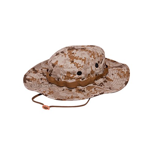 Tru-Spec Military Boonie, TRU DESERT DIGITAL W/ WIDE BRIM & LOOP, 7-3/4