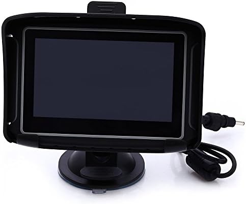 4.3 inch Waterproof Motorcycle GPS Navigation Moto Bicycle Navigator with Bluetooth 8G Flash( BLACK)