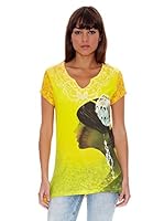 Janis Camiseta Manga Corta Clara (Amarillo)