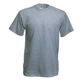 Fruit of the Loom heavy cotton plain t-shirt