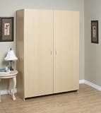 Jumbo Wardrobe in Rivertone Maple Finish By Mylex Furniture
