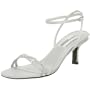 Dyeables Women's Amber Sandal,Silver,11 M