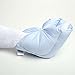 MediChoice Heel Pillow, 1 Pair, Breathable Cotton Polyester Cover With Microfiber Fill, Hook and Loop Fasteners, Universal (Pair of 1)