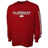 adidas Arkansas Razorbacks Cardinal Red Money Long Sleeve T-shirt