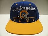 NFL LA Rams Block Script 2 Tone Retro Snapback Cap St. Louis