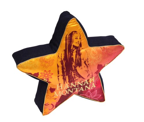 Childrens Toyshop  Toys : Hannah Montanta Star Shaped Floor Cushion