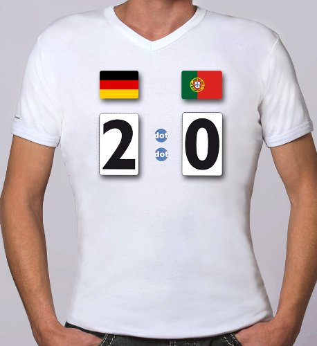 dot shirt EM2012, das Fußball-Fan-Set mit System, T-Shirt mit Länder-Patches Gruppe B – Gr.XXL