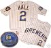 Bill Hall 1982 Milwaukee Brewers Authentic Alternate Throwback Jersey
