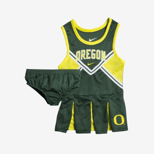 Oregon Ducks Toddlers Cheerleader Dress Set