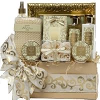 Sophisticated Luxury Spa Bath and Body Gift Set - Great Spa Gift Basket For Mom