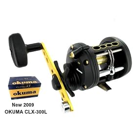 OKUMA CLASSIC CLX STAR DRAG LEVELWIND TROLLING REELS