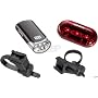 Cateye EL-135 and TL-LD130R Bicycle Headlight and Tail Light Combination