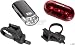 Cateye EL-135 and TL-LD130R Bicycle Headlight and Tail Light Combination