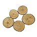 OULII Wood Log Slices Discs for DIY Crafts Wedding Centerpieces Pack of 30, 3-4CM