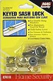 Mag Engineering #8741-B Brass Keyed Sash Lock