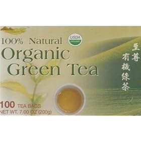 Foojoy China Green Tea -100 Individually Wrapped Tea Bags