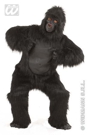 KOSTÜM – GORILLA – Größe 50/52 (M/L) ***PLÜSCHLOOK***