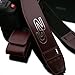 Gariz Genuine Leather XS-DSLBR Ergonomic Camera Neck Strap for DSLR Canon Nikon Sony Camera, Brown