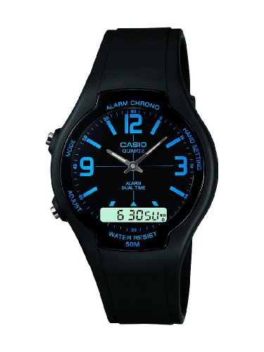 Casio Men’s Watch AW-90H-2BVEF with Combi Resin Strap