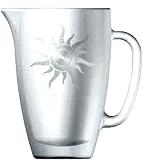 La Rochere Glass Pitcher, Soleil, 28 oz