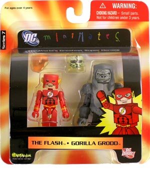 DC Universe MiniMates Wave 7 Flash and Gorilla Grodd
