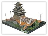 ペーパークラフト　日本名城シリーズ　1/300　金華山岐阜城