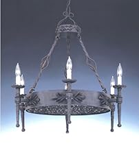 Hot Sale Designers Fountain 9186-NI Alhambra 6-Light Island, Natural Iron