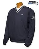 Seattle Seahawks CB Weathertec Newcastle V-Neck Pullover Golf Jacket