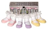 Dimples Pastry Shop Three Pairs Mary Jane Socks, 0-12 Months