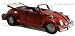 13.75" 1952 Red Convertible, Car Coupe