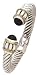 925 Silver & Onyx Bracelet with 18k Gold Accents.
