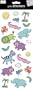 Me & My Big Ideas Stickers 5-1/2 Inch by 12 Inch Sheet Packaged, Jungle Animal with Glitter