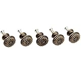 5個入り アンティーク調 引き手 取っ手 キャビネットプルハンドルリング　キッチン家具 装飾用 20*20mm